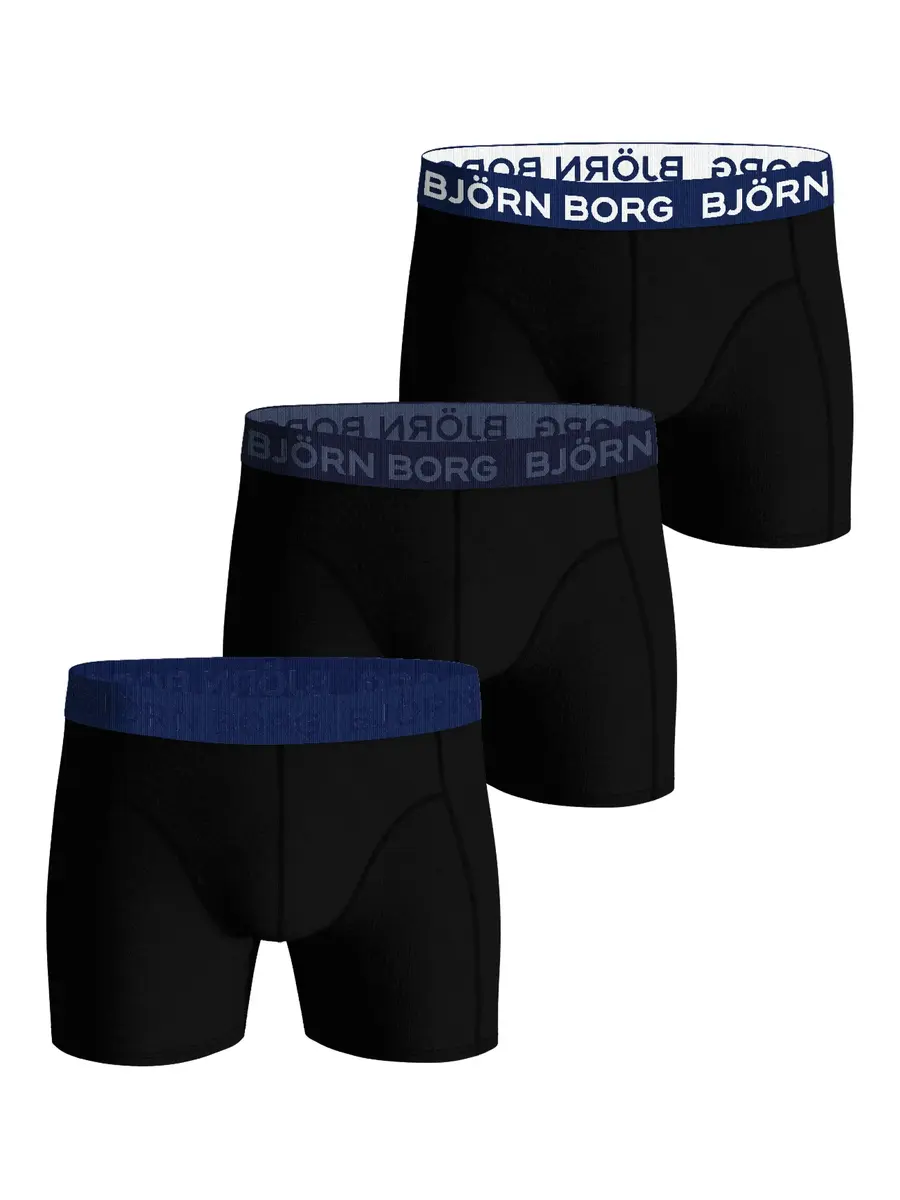 Bjorn Borg Cotton Stretch - 3-pack heren boxershort - Core katoenen heren onderbroeken