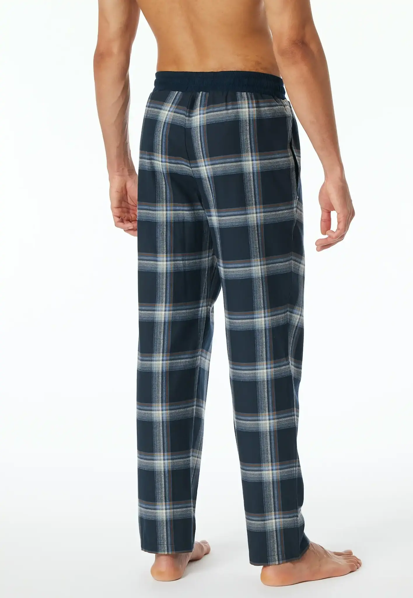 Schiesser Heren flanellen Pyjama broek - Mix & Relax