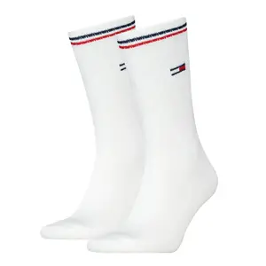 Tommy Hilfiger Unisex Crew Socks 2-paar - Sport crew sokken dames en heren Tommy Hilfiger Unisex Crew Socks 2-paar - Sport crew sokken dames en heren