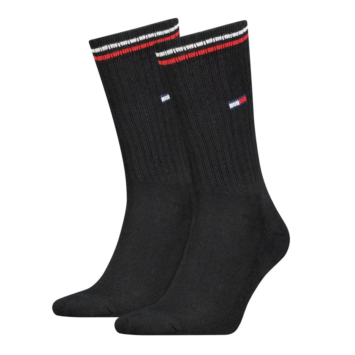 Tommy Hilfiger Unisex Crew Socks 2-paar - Sport crew sokken dames en heren Tommy Hilfiger Unisex Crew Socks 2-paar - Sport crew sokken dames en heren