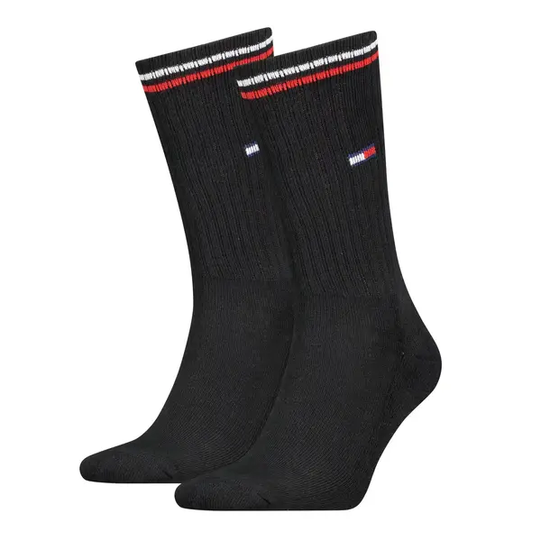 Tommy Hilfiger Unisex Crew Socks 2-paar - Sport crew sokken dames en heren Tommy Hilfiger Unisex Crew Socks 2-paar - Sport crew sokken dames en heren