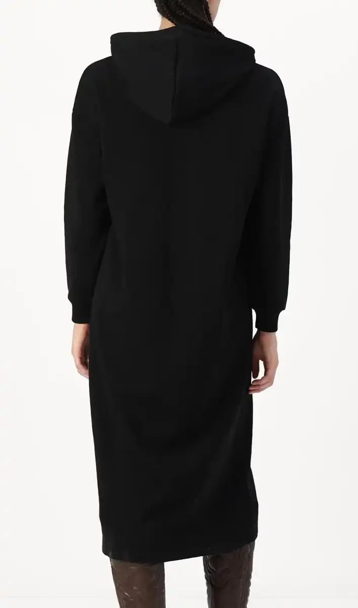 Pieces Hoodie Midi Dress - Loungewear Dress - Katoenen dik extra lang nachthemd Pieces Hoodie Midi Dress - Loungewear Dress - Katoenen dik extra lang nachthemd