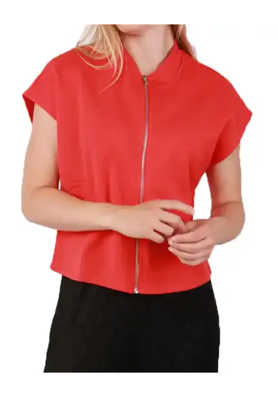 Pieces lounge vest met rits - Zip sweat vest Pieces lounge vest met rits - Zip sweat vest
