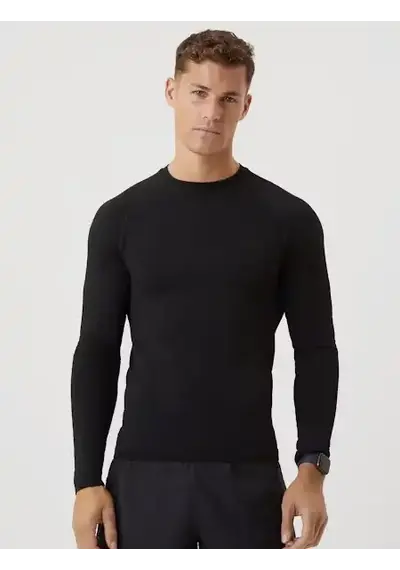 Bjorn Borg heren sport top met lange mouwen - Merino Blend Bjorn Borg heren sport top met lange mouwen - Merino Blend