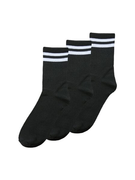 Pieces 3-pack dames sokken - Microvezel dames sokken met streep - Snel drogend