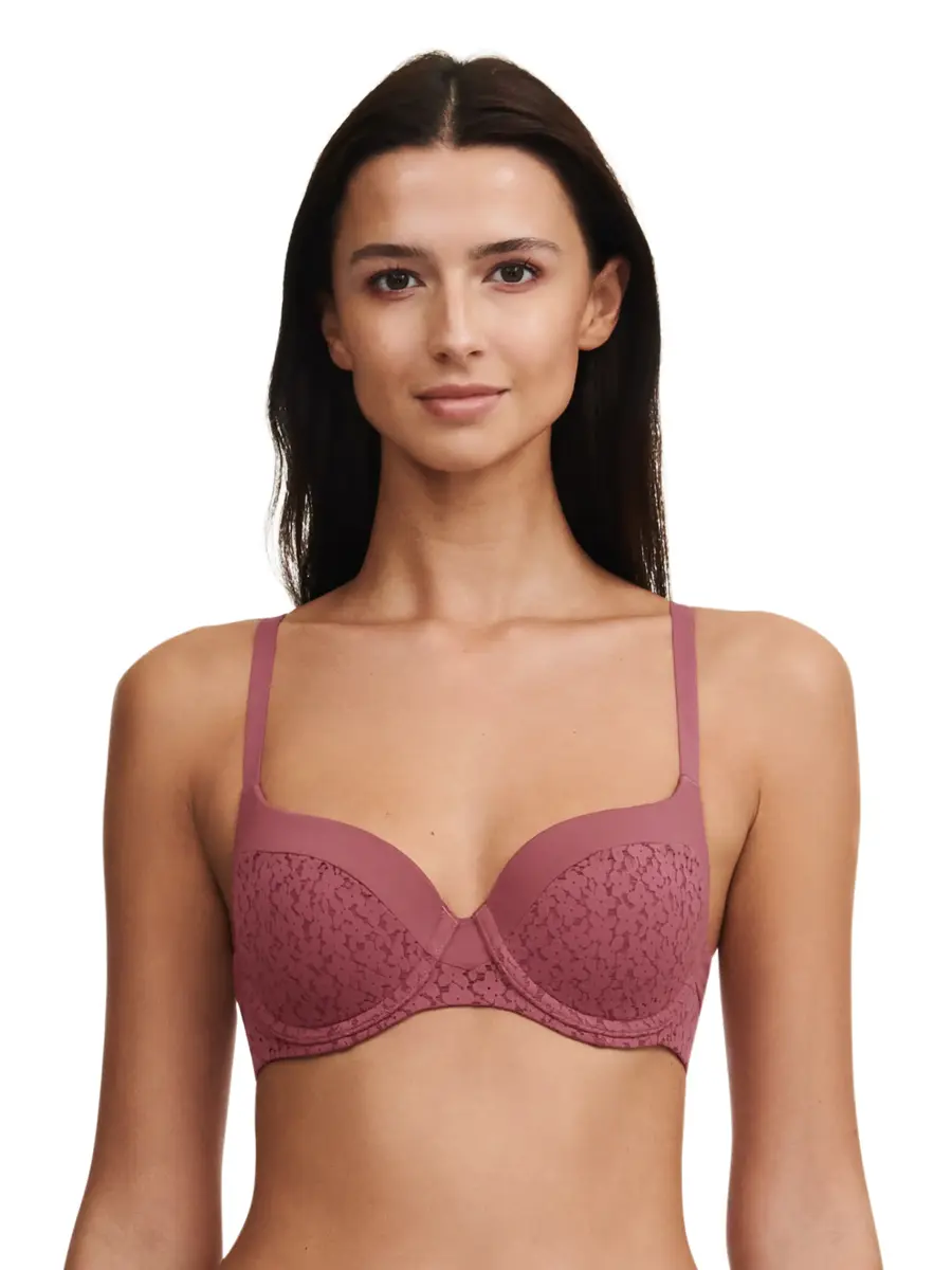 Chantelle T-shirt Beugel Bh - Sepia- Norah -Voorgevormde bh met naadloze cups