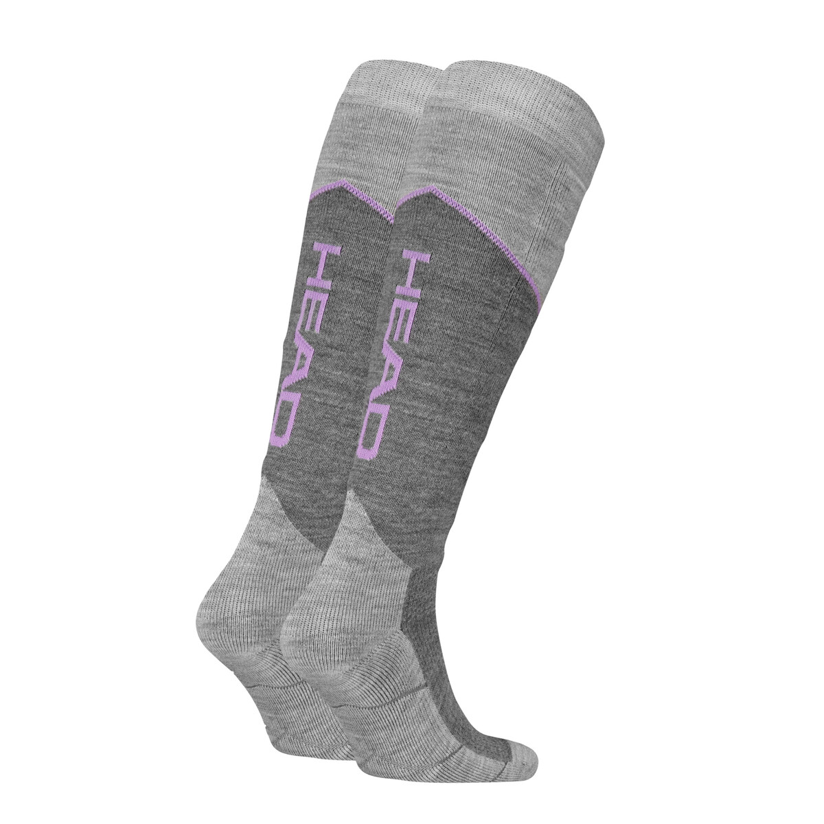 Head Ski Sokken Kniehoogte 2-pak - Beginner - Zwart - Grijs - Warme ski sokken Head Ski Sokken Kniehoogte 2-pak - Beginner - Zwart - Grijs - Warme ski sokken