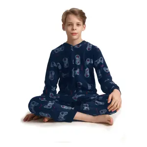 Outfitter velours jongens onesie - Game - Onesie kind Outfitter velours jongens onesie - Game - Onesie kind