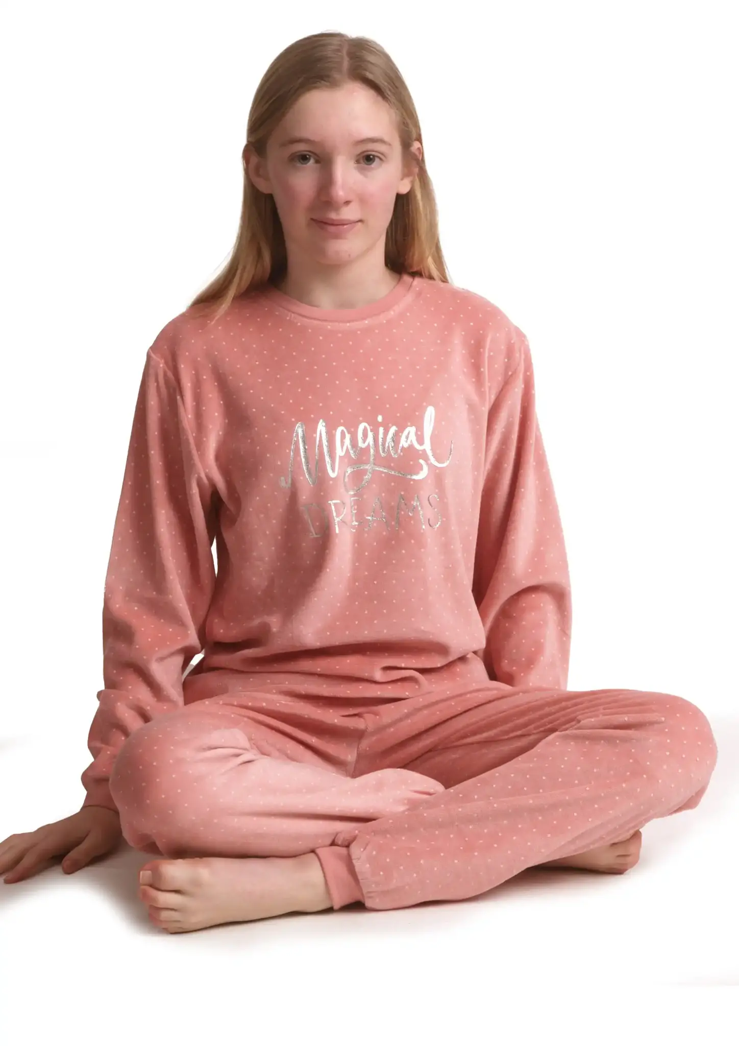 Outfitter velours meisjes pyjama - Magical Dreams