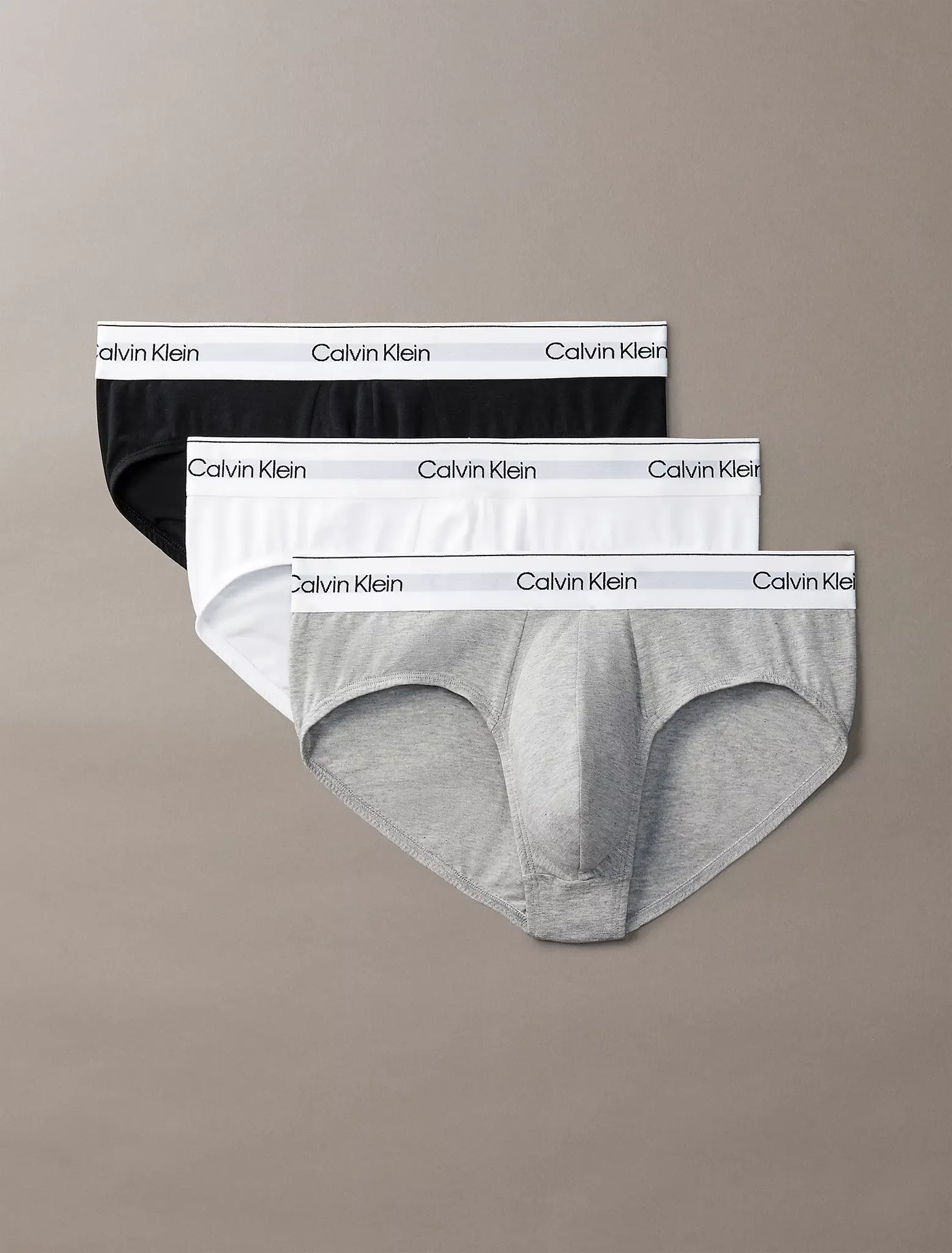 Calvin Klein onderbroeken 3-pack heup slips heren - Hip Brief - Katoenen heren ondergoed - Mannen onderbroeken