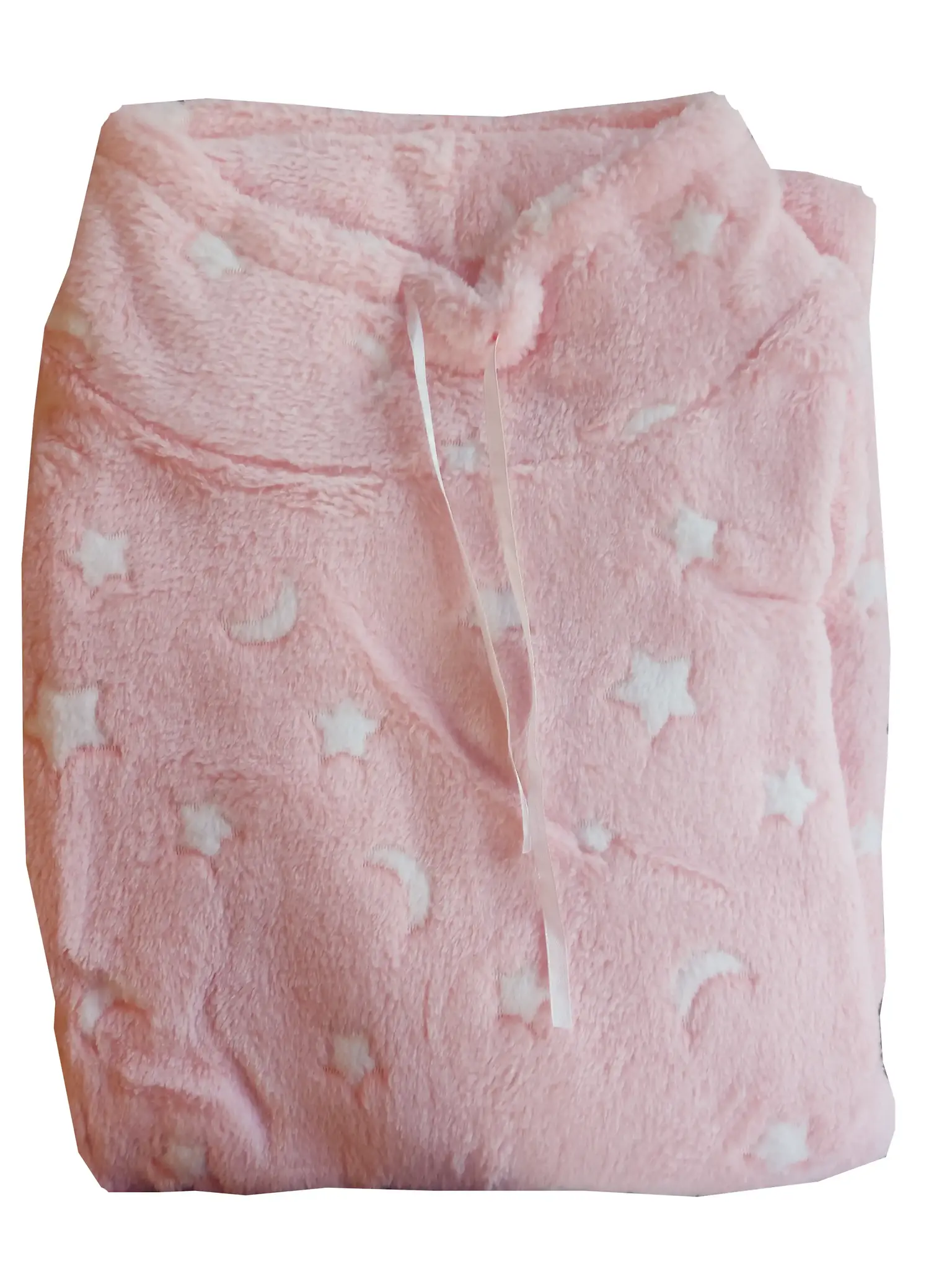 Cocodream Fleece nachthemd dames - Night - Warm winter nachthemd - Hoge hals - Lange mouwen