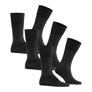 FALKE 3-paar heren sokken Tiago - Katoen - Hoe katoenen sokken - Sokken voor onder een pak - Nette heren kousen FALKE 3-paar heren sokken Tiago - Katoen - Hoe katoenen sokken - Sokken voor onder een pak - Nette heren kousen