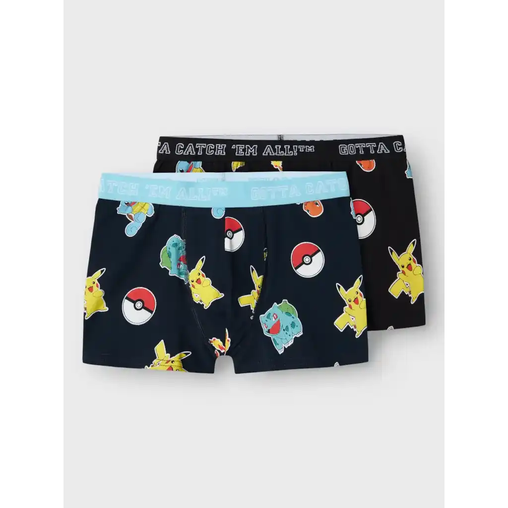 Name it 2-pak jongens boxershort - PokΓ©mon - Katoenen jongens onderbroeken