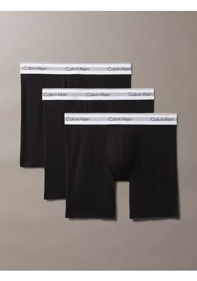 Calvin Klein 3-Pack Modal boxershorts heren lang - Modern air Calvin Klein 3-Pack Modal boxershorts heren lang - Modern air