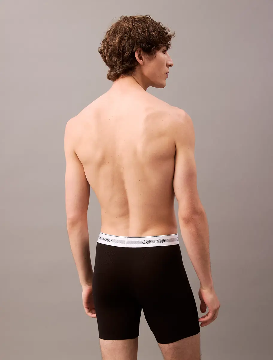 Calvin Klein 3-Pack Modal boxershorts heren lang - Modern air Calvin Klein 3-Pack Modal boxershorts heren lang - Modern air