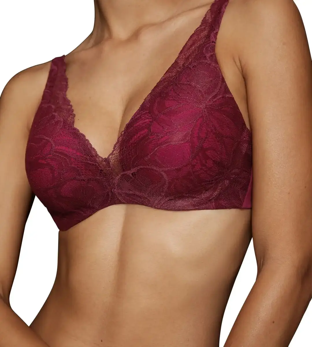 Triumph BH Body Make-up Illusion Lace - Kanten beugel bh met brede zachte bandjes - Voorgevormd