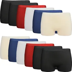 Gianvaglia 12-pak Naadloze microfiber dames boxershorts - Seamless dames onderbroeken - Schijnt niet door - Microfiber ondergoed - Boxershorts dames Gianvaglia 12-pak Naadloze microfiber dames boxershorts - Seamless dames onderbroeken - Schijnt niet door - Microfiber ondergoed - Boxershorts dames