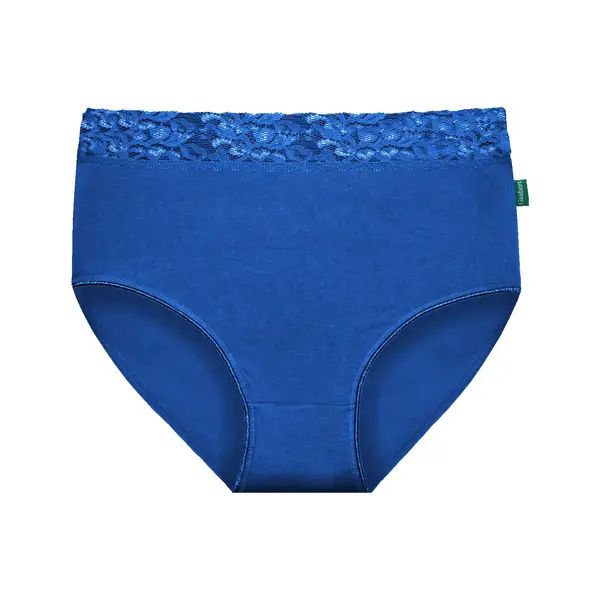 Gaubert 5-pak kanten bamboe taille slips - Bamboe ondergoed - Multipack kanten onderbroeken