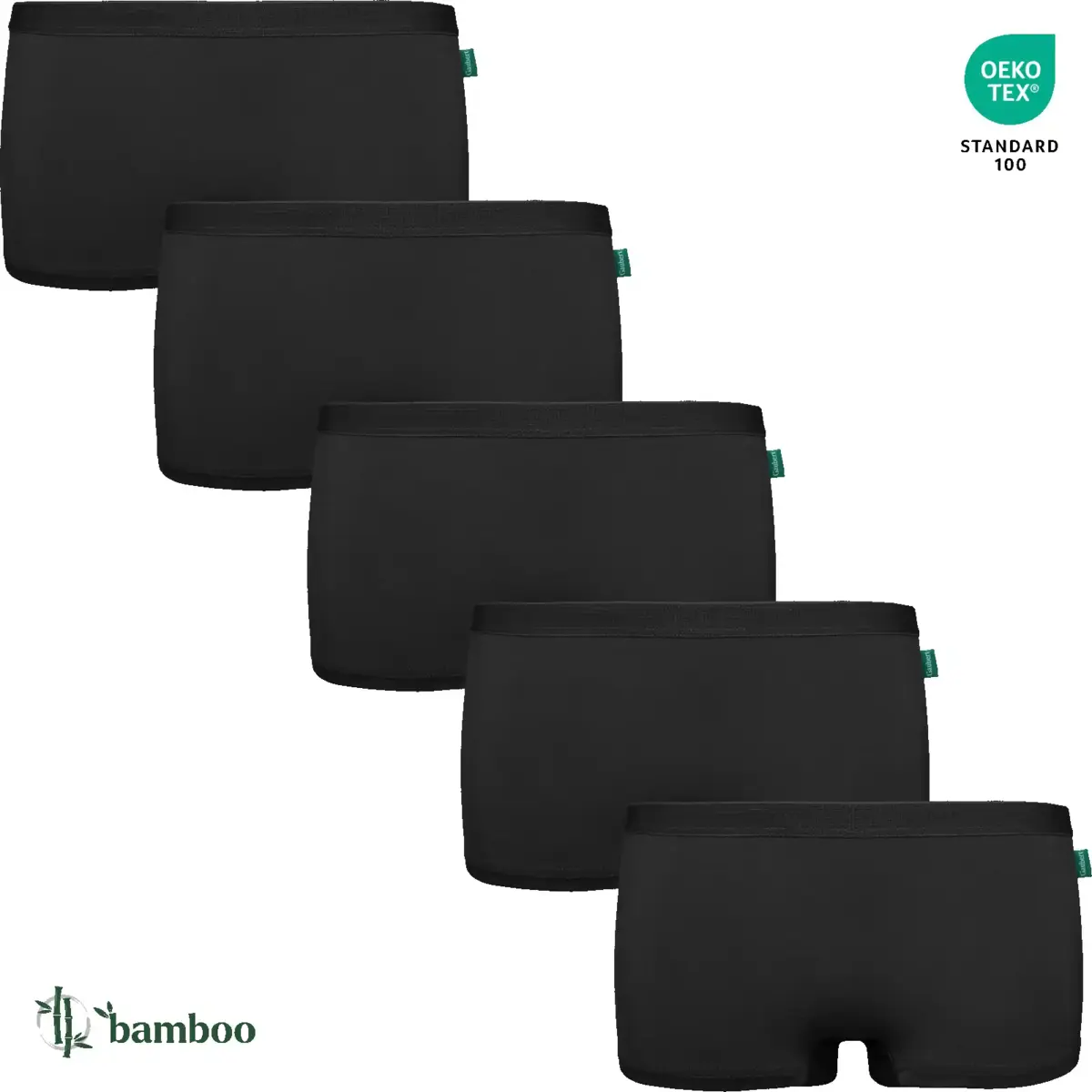Gaubert 5-pak bamboe shorts dames - Bamboe onderbroeken dames - Multipack boxershorts dames Gaubert 5-pak bamboe shorts dames - Bamboe onderbroeken dames - Multipack boxershorts dames