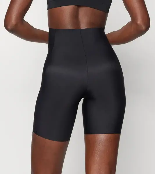 Pieces Naadloze hoge dames boxershort met lange pijpjes - Seamless - Korte legging - Broekje voor onder jurk Pieces Naadloze hoge dames boxershort met lange pijpjes - Seamless - Korte legging - Broekje voor onder jurk