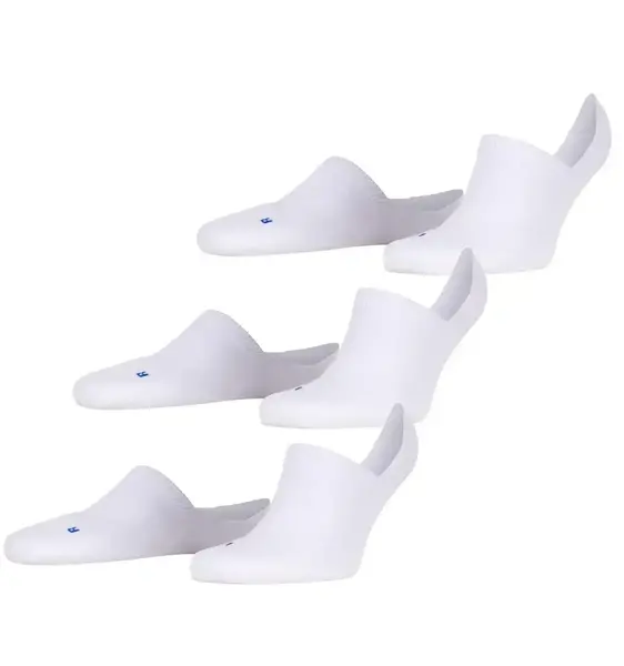FALKE 3-paar unisex Footies die niet afzakken - Cool Kick - Kousenvoetjes voor dames en heren - Sokken in loafers - Anti-slip FALKE 3-paar unisex Footies die niet afzakken - Cool Kick - Kousenvoetjes voor dames en heren - Sokken in loafers - Anti-slip