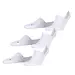 FALKE 3-paar unisex Footies die niet afzakken - Cool Kick - Kousenvoetjes voor dames en heren - Sokken in loafers - Anti-slip - Wit