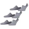 FALKE 3-paar unisex Footies die niet afzakken - Cool Kick - Kousenvoetjes voor dames en heren - Sokken in loafers - Anti-slip