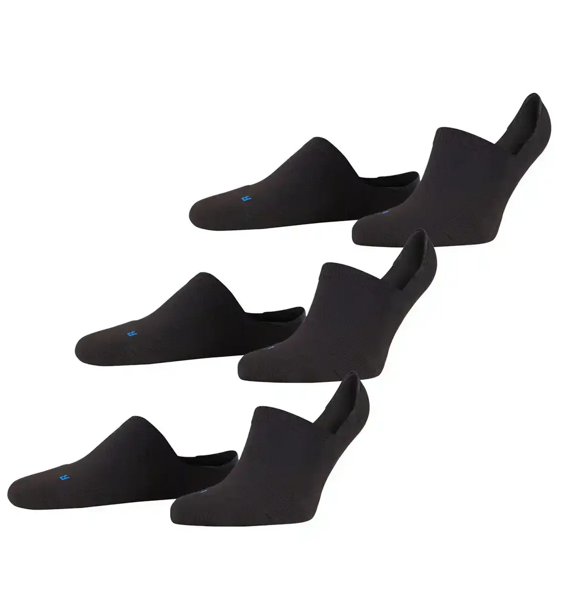FALKE 3-paar unisex Footies die niet afzakken - Cool Kick - Kousenvoetjes voor dames en heren - Sokken in loafers - Anti-slip FALKE 3-paar unisex Footies die niet afzakken - Cool Kick - Kousenvoetjes voor dames en heren - Sokken in loafers - Anti-slip
