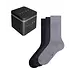 FALKE 3-paar heren sokken - Happy Box Cadeau - Katoenen heren kousen - Cadeauverpakking - Multipack - Grijs combi