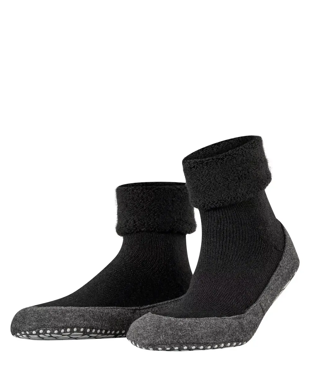 FALKE Cosyshoe pantoffels - Anti slip sokken heren - Wollen anti slip huissokken - Warm winter sokken