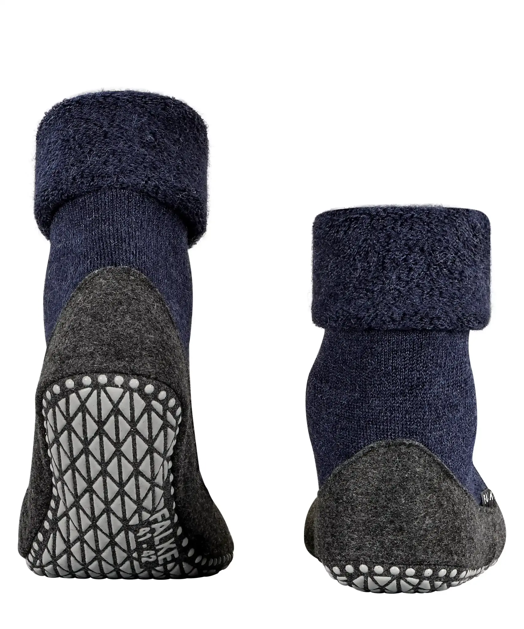 FALKE Cosyshoe pantoffels - Anti slip sokken heren - Wollen anti slip huissokken - Warm winter sokken