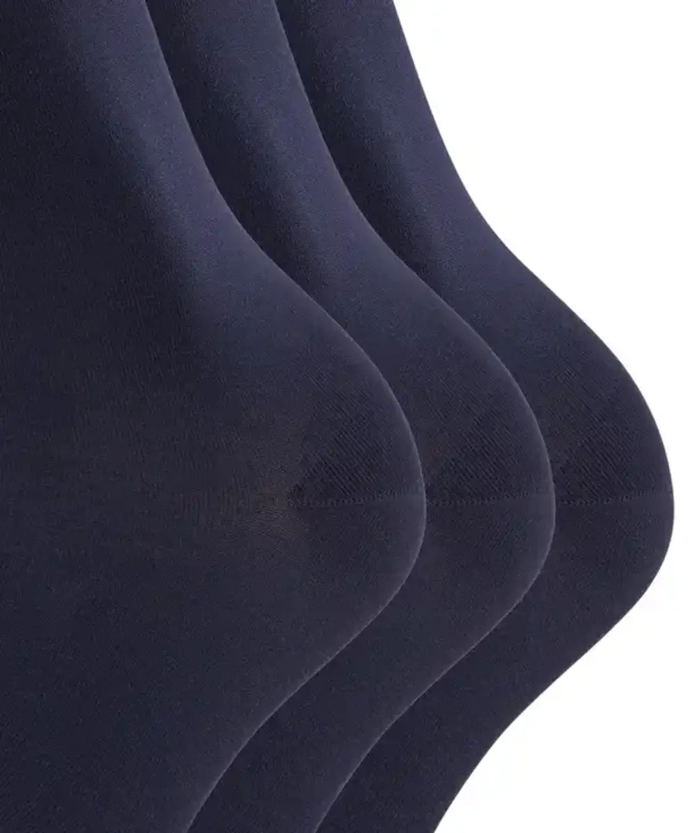 FALKE 3-paar Cotton Touch dames sokken - Katoenen sokken met badstof zool