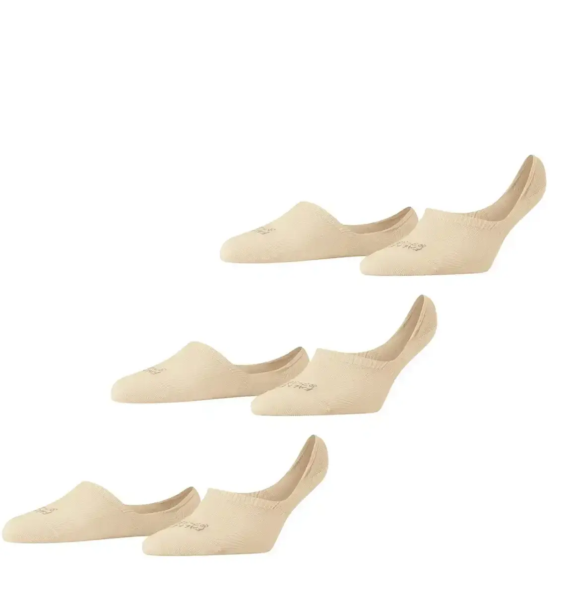 FALKE 3-paar Step High - dames footies met anti slip - Kousenvoetjes die niet afzakken - Sokken voor in loafers FALKE 3-paar Step High - dames footies met anti slip - Kousenvoetjes die niet afzakken - Sokken voor in loafers