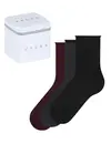 FALKE 3-paar Happy dames sokken - Cadeauverpakking - Multipack katoenen vrouwen sokken