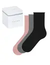 FALKE 3-paar Happy dames sokken - Cadeauverpakking - Multipack katoenen vrouwen sokken