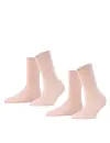 FALKE 2-paar Happy dames sokken - Katoen vrouwen kousen