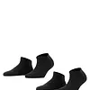 FALKE 2-paar Happy dames sneakersokken - Katoenen enkelsokken