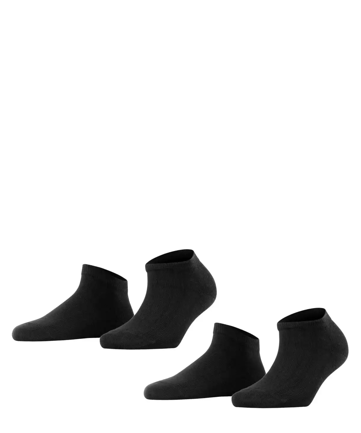 FALKE 2-paar Happy dames sneakersokken - Katoenen enkelsokken