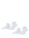 FALKE 2-paar Happy dames sneakersokken - Katoenen enkelsokken