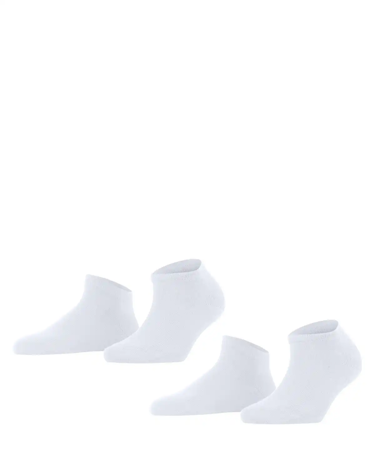 FALKE 2-paar Happy dames sneakersokken - Katoenen enkelsokken