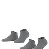 FALKE 2-paar Happy dames sneakersokken - Katoenen enkelsokken