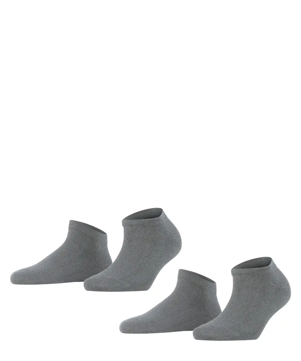 FALKE 2-paar Happy dames sneakersokken - Katoenen enkelsokken