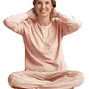 Cocodream dames pyjama velours - Love Story