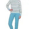 Normann dames pyjama badstof - Stripes