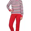 Normann dames pyjama badstof - Stripes