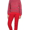 Normann dames pyjama badstof - Small Stripes