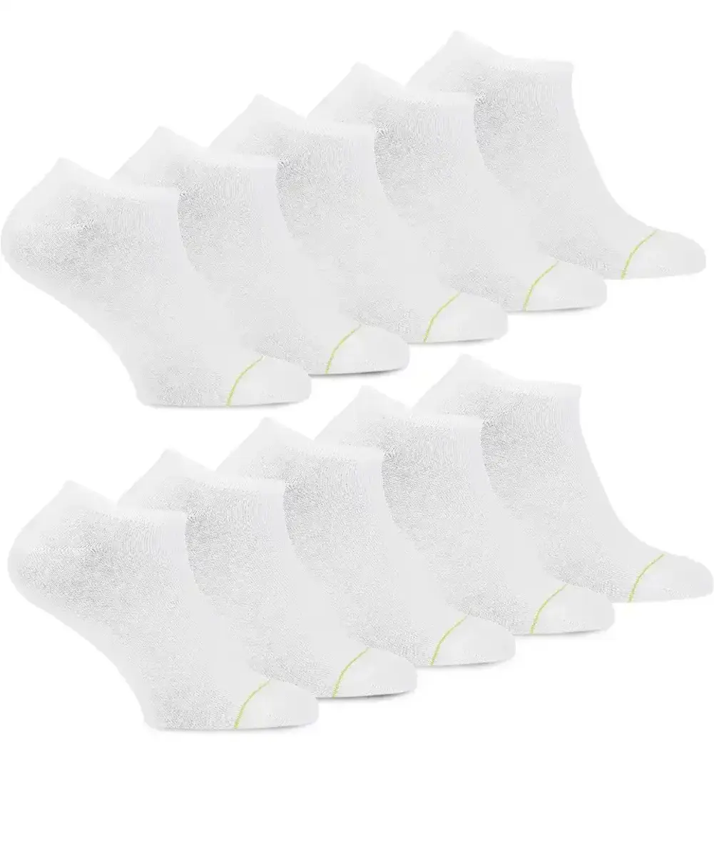 Primair 10-paar Sneaker sokken Eco - Dames & heren - Multipack enkelsokken katoen - Voordeelverpakking Primair 10-paar Sneaker sokken Eco - Dames & heren - Multipack enkelsokken katoen - Voordeelverpakking