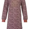 Irresistible dames nachthemd - Brown Leopard - 100% katoenen nachtjapon lange mouw