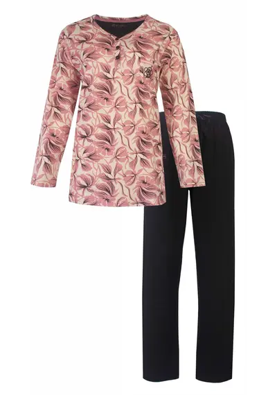 Medaillion dames pyjama Knoopsluiting - Blush Pink Medaillion dames pyjama Knoopsluiting - Blush Pink