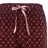 Medaillion dames velours pyjama - Winter Bordeaux